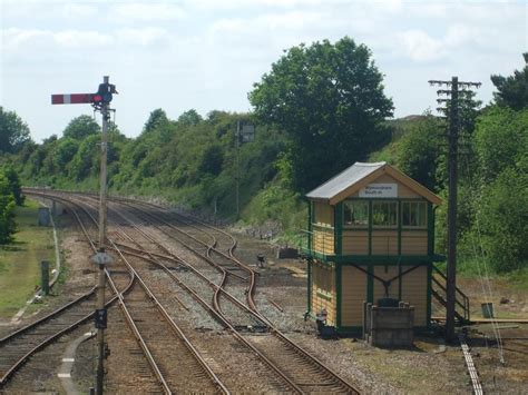 Wymondham junction and signal box © Ashley Dace 